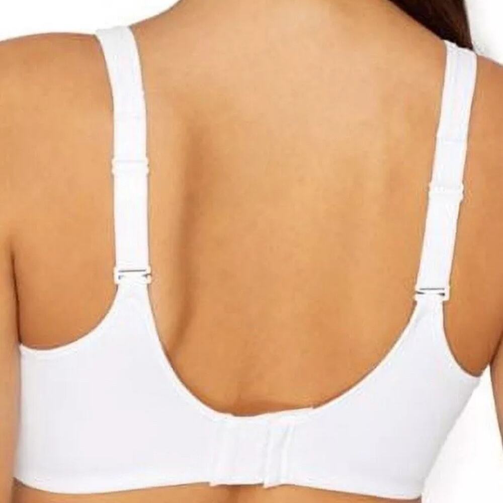 Bali Smoothing Comfort Underwire T Shirt Bra 40DD White Convertible Stretch - Picture 5 of 8